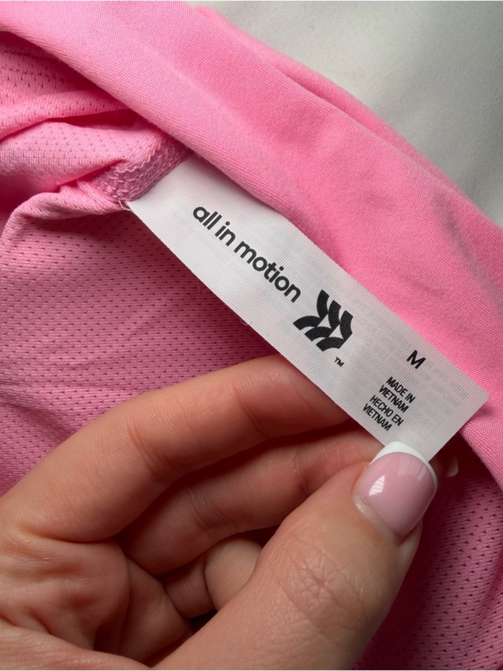 all in motion Pink V-Neck Women's Tank Top - Picture 4 of 4